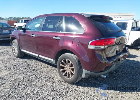 2011 Lincoln Mkx z USA, uszkodzony, nr VIN 2LMDJ6JK8BBJ21555